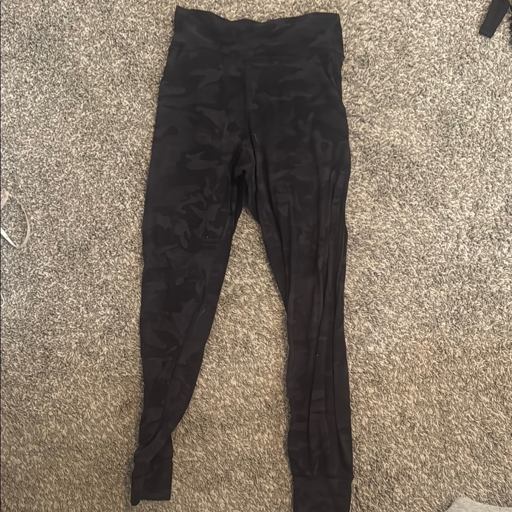 Black Camouflage Leggings